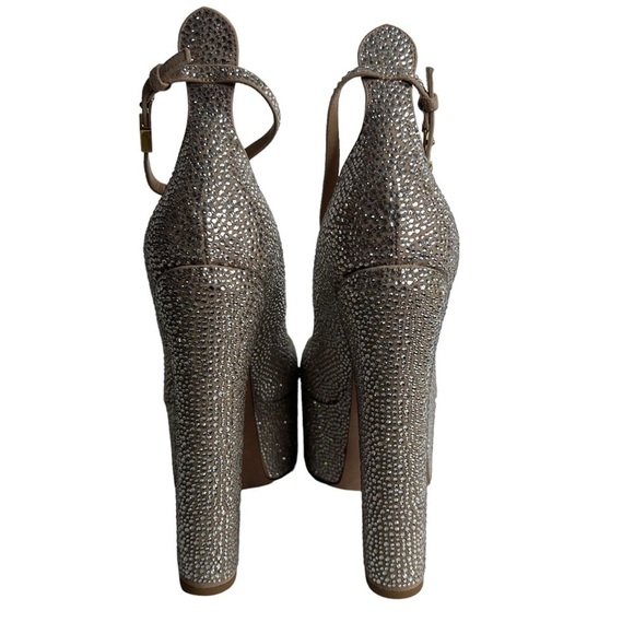 Valentino Garavani Tan-Go Pump with Crystals 155mm Size IT 41/ US 11 - Picture 8 of 12